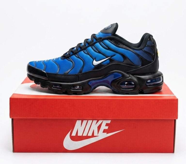 Air Max Plus Premium Black Racer Blue
