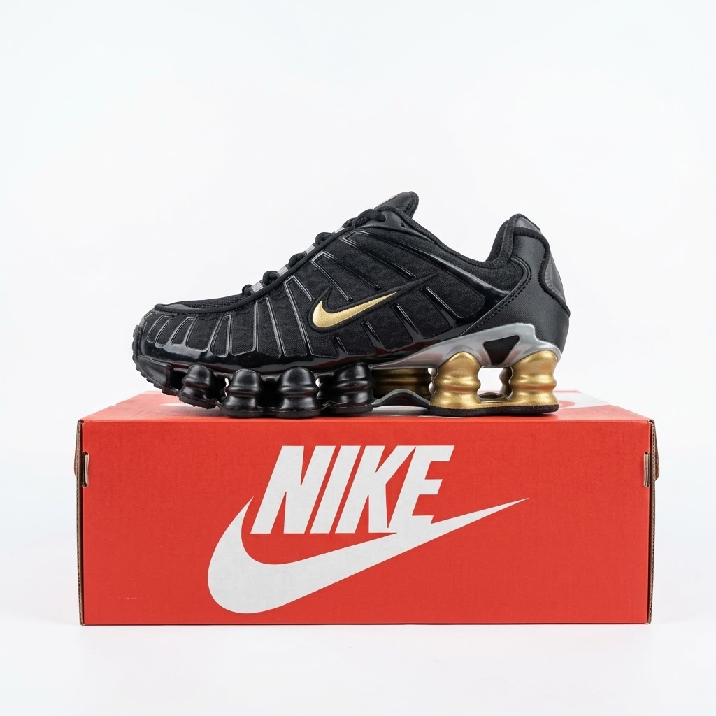 NIKE SHOX TL Black Gold